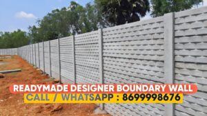 RCC Boundary Wall and Pillars, Best Readymade Precast Compound Wall Maker in Kota