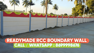 RCC Boundary Wall and Pillars, Best Readymade Precast Compound Wall Maker in Kota