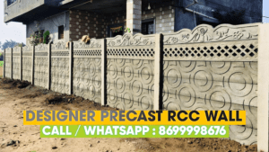 RCC Boundary Wall and Pillars, Best Readymade Precast Compound Wall Maker in Kota