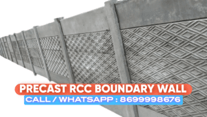 RCC Boundary Wall and Pillars, Best Readymade Precast Compound Wall Maker in Kota