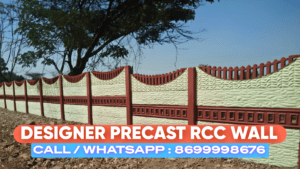 RCC Boundary Wall and Pillars, Best Readymade Precast Compound Wall Maker in Kota